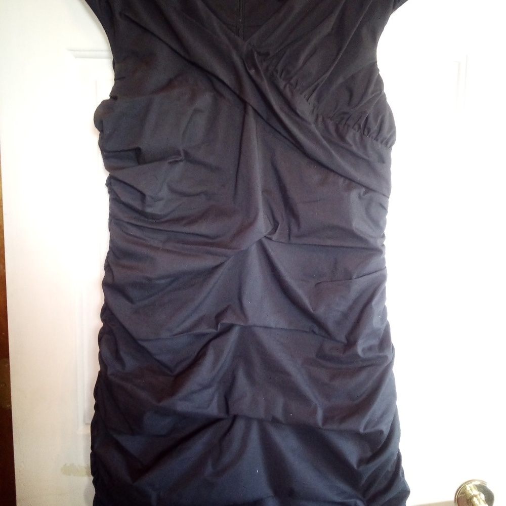 The Limited Black Ruffled Cocktail Dress